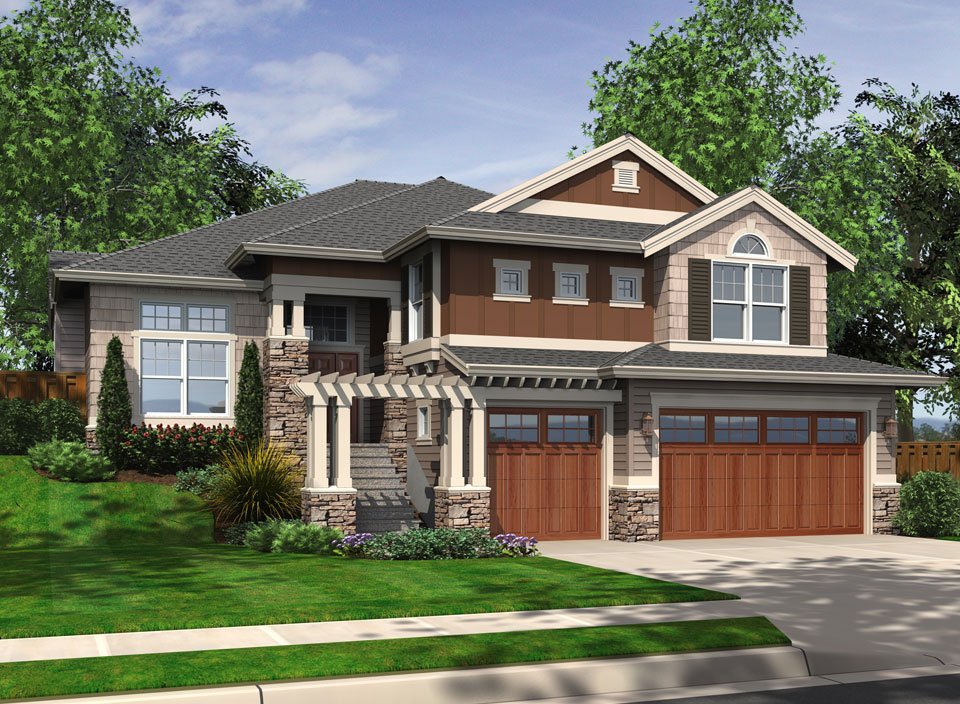 Sloping Lot (Up Hill) Plans